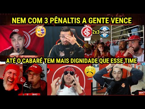 REAÇÕES dos COLORADOS PUTASSOS PERDERAM O GRENAL DE VIRADA - INTER 2X3 GRÊMIO