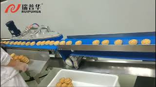 Multi-Function Bread Cake Mooncake with Tray Feeding Packing Packaging Machine Line