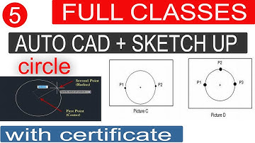 How to Make a Circle in AutoCAD | AutoCAD Circle Tutorial Compete|2020