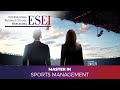 Master in sports management