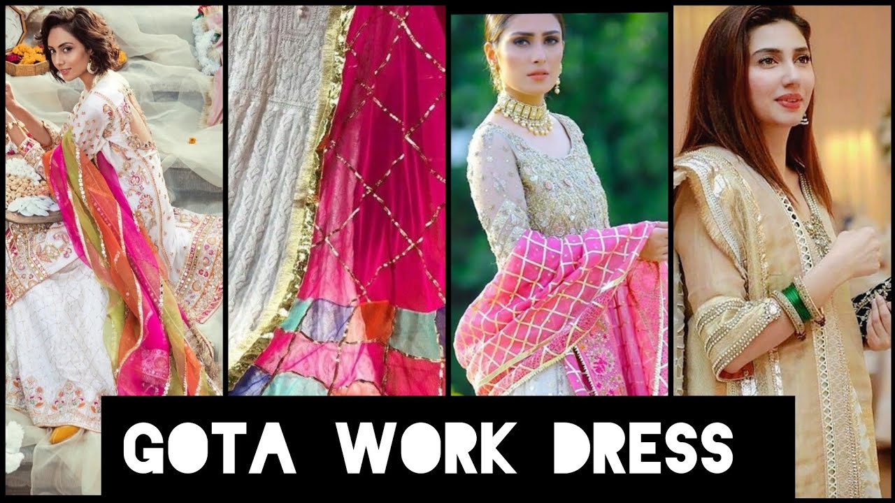 Gorgeous and Stylish Party Wear Dress with Gota work/top 50 gota Patti Dress Designs