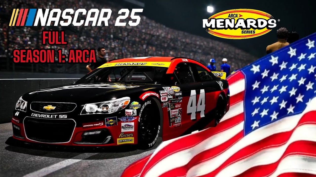 NASCAR 25 Season 1 Career Mode Full Season | Arca Menards Series
