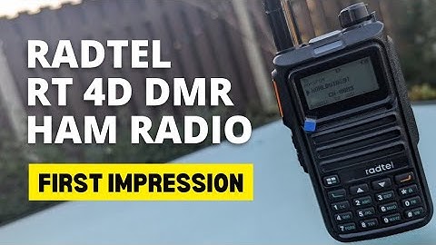 Radtel RT-4D DMR ham radio first look. Airband, CB, HF, Spectrum mode.