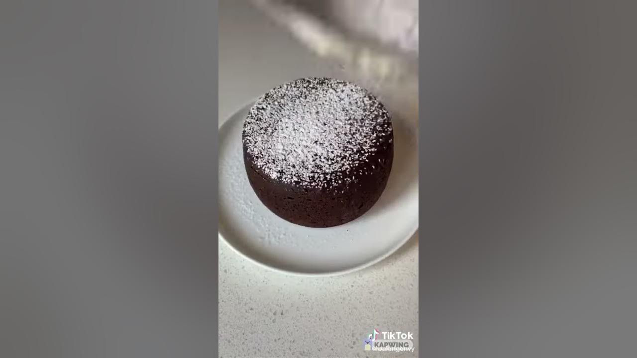 Chocolate Lava Cake From Tik Tok Lava cake Tik Tok Foodies Mania