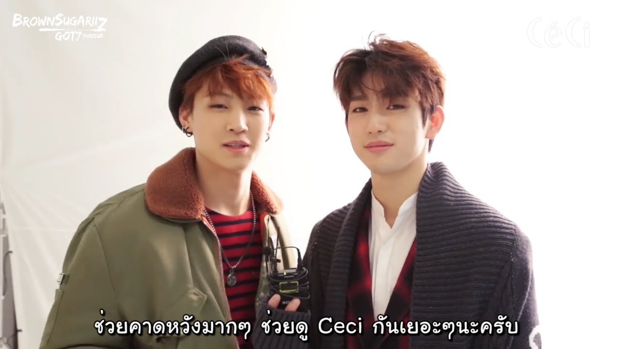 [ไทยซับ] 151223 JB&Junior (GOT7) @ เบื้องหลังการถ่ายแบบ Ceci มกราคม 2016