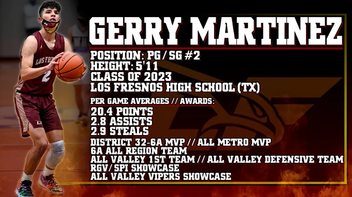 Gerry Martinez [SG/PG] Sophomore Highlights