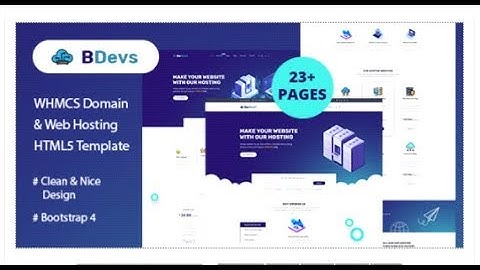 BDevs - Hosting Provider & WHMCS HTML5 Template | Themeforest Templates