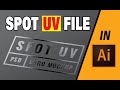 How To Make UV File In Illustrator CC.