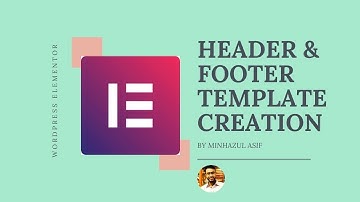 wordpress elementor header & footer template creation - banga video (CMBD-78)