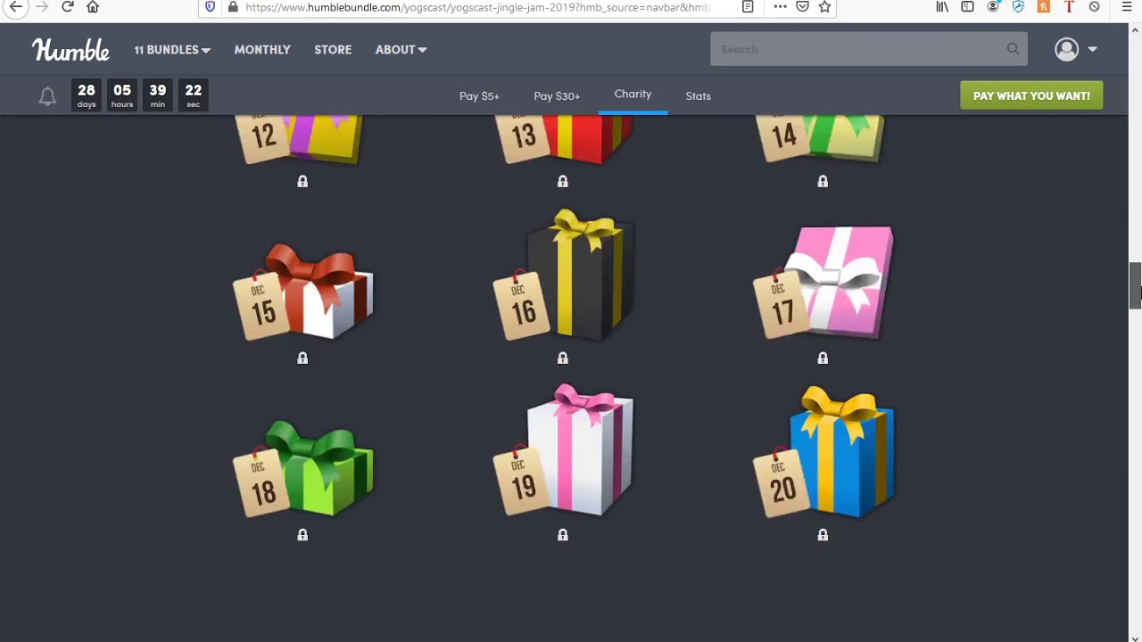 Humble Bundle Christmas Bundle and other video game deals December