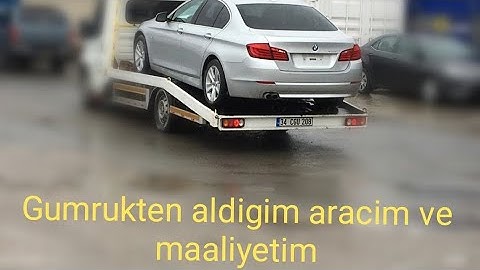 Gumruk ihalesinden araç aldim. | Ne kadara Mal oldu.