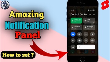 How to set MIUI 12 Best Notification Panel Themes ll Install #miui Notification Panel #shorts