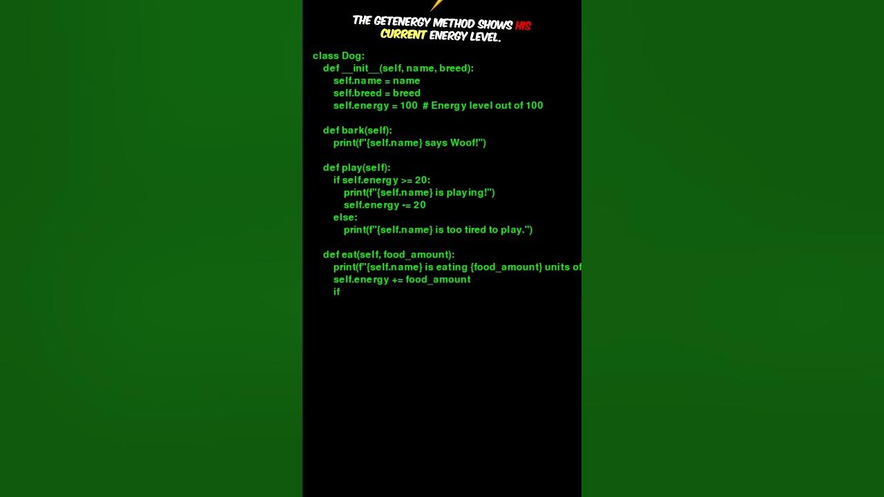 Build Your Own Virtual Pet in Python! #ObjectOrientedProgramming # ...
