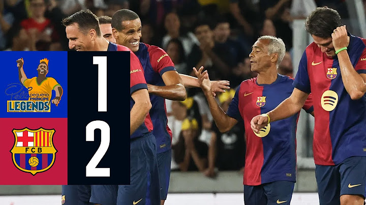 HIGHLIGHTS | PELÉ PEQUENO PRINCIPE LEGENDS 1 vs 2 BARÇA LEGENDS 🔵🔴
