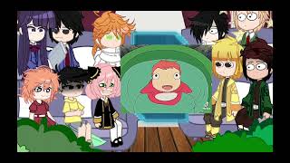 《♤fandom react...[pt1]{Ponyo and Sosuke}♤》