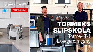 Genomgång av Tormek T-1 Kitchen Knife Sharpener | Tormek live special