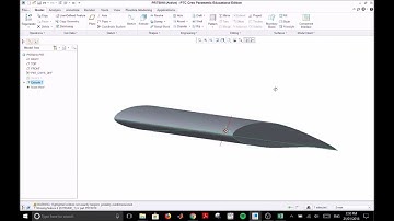 MECH4580 Tutorial 3: Importing aerofoil geometry in Creo