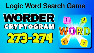 WORDER Logic Word Search Game level 273 274