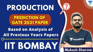 Production | Prediction Of GATE 2021 Paper Based On Analysis Of All PYQs of IIT Bombay | Mukesh sir