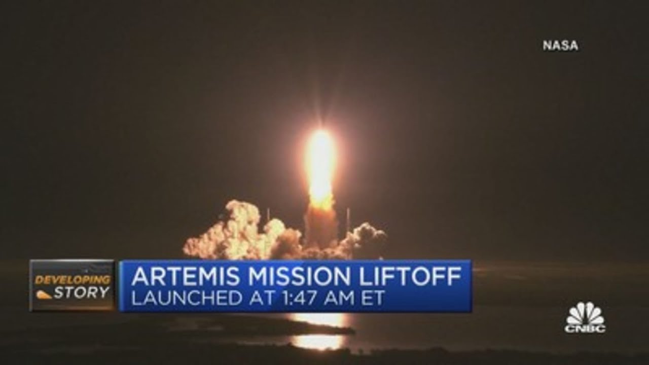NASA's new Artemis rocket launches and heads to the moon – CNBC Television