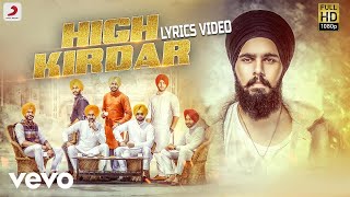High Kirdar - Lyrics Video | Jugraj Rainkh ft. MBR