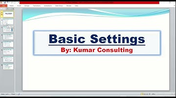 Session 10  Basic Setting 1 // Posting Period Variant 1