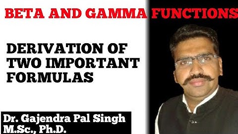 Beta and Gamma functions (Part 5)| Dr. Gajendra Pal Singh ( GPS Sir)|Engineering Mathematics