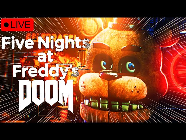 🔴LIVE!] - JOGANDO FNAF DOOM E OUTROS JOGOS COM VOCÊS!! 😱