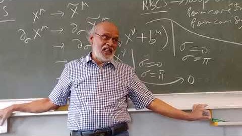 String Theory Lecture - 8 Part - 9/9 by Daya Shankar Kulshreshtha at the Univ. of Oldenburg