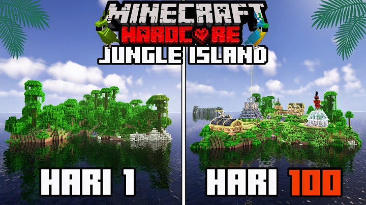 100 Hari di Minecraft Hardcore Jungle Island