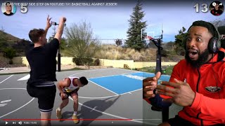 THIS WAS EMBARRASSING TO WATCH! Jesser vs Kenny 1v1 Basketball!