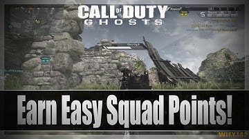 Call of Duty Ghosts: Easiest Way To Earn Squad Points Quickly! - (Tips & Tricks)!