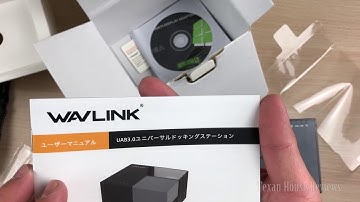 Wavlink USB 3.0 Universal Laptop Docking Station Dual Video Monitor Display DVI