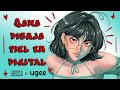 Como dibujo piel en digital! 🌻 Dibujando con la #Ugee UE12 PLUS 🌻