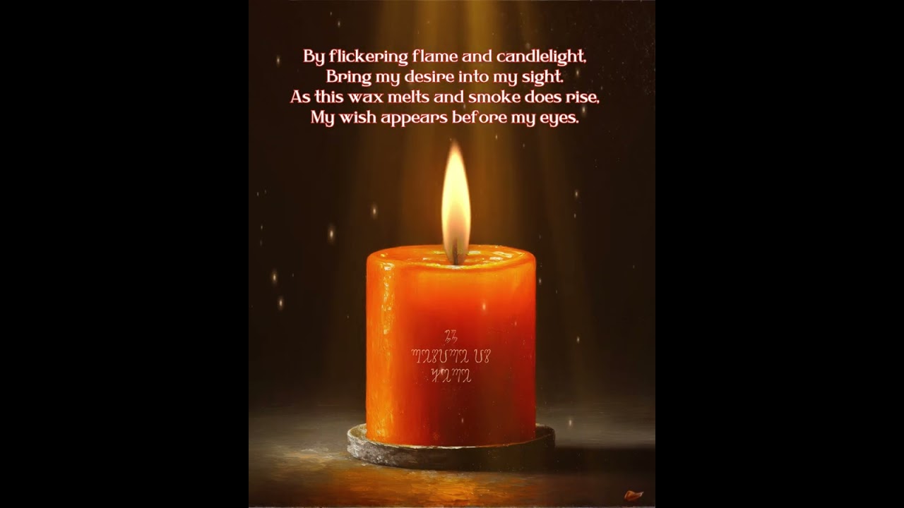 A Candle Spell of Manifestation