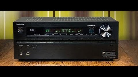 ONKYO TX-NR609 AV Receiver Stereo w 7.1 Dolby, HDMI, Etc. DEMO.