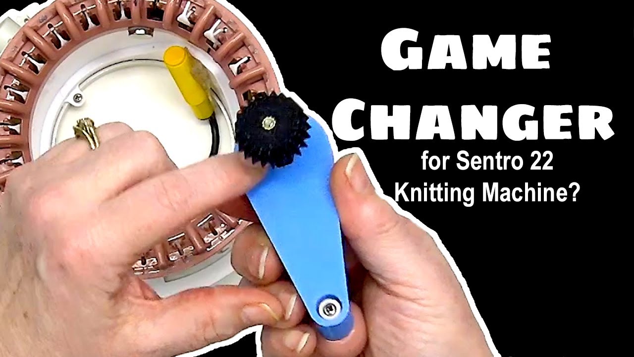 Installing a NEW Gear Replacement for Sentro 22 Knitting Machine 