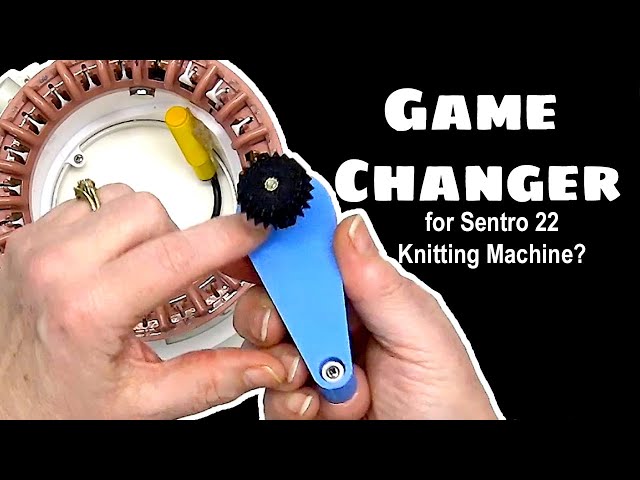 Installing a NEW Gear Replacement for Sentro 22 Knitting Machine