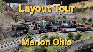 Marion Ohio model railroad club layout