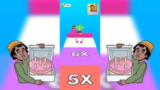 🎂Cake Stack 3D All Levels Gameplay Walkthrough Online Gameplay Level 1 To 5 Call Me Legend Aakash screenshot 5