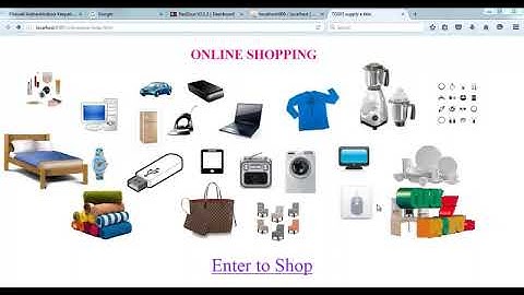 PHP Web Application Project - Online Shopping  - ClickMyProject