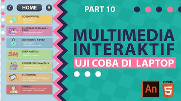 Video Multimedia interaktif Media Pembelajaran berbasis HTML5 di Laptop