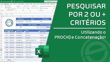 PROCX com 2 ou MAIS CRITÉRIOS | PROCURA AVANÇADA