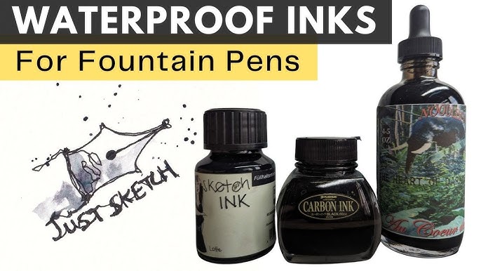 What Waterproof Pen and Ink Should I Use For Watercolor? - Nevue Fine Art  Marketing