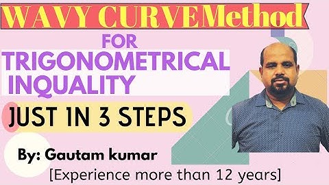 Lecture |Basic Maths |Wavy Curve Method For Trigonometry |JEE Main and Advanced |Maths by Gautam Sir