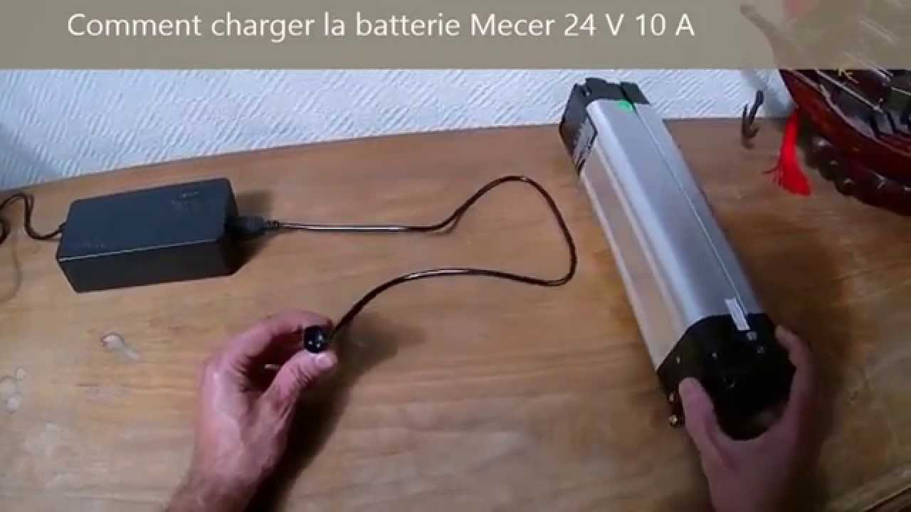 Batterie lithium 24V 10Ah pour vélo électrique Mecer m 009 chez