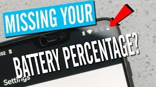 How to get Oneplus 6 Battery Percentage to Show - Oxygen OS 5.1.0