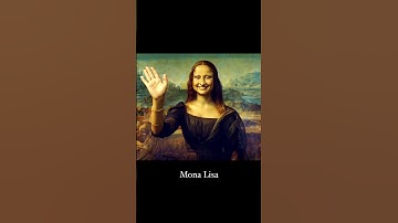 Mona Lisa seen Alive in Paris!!! #monalisa #art #aiart #shorts