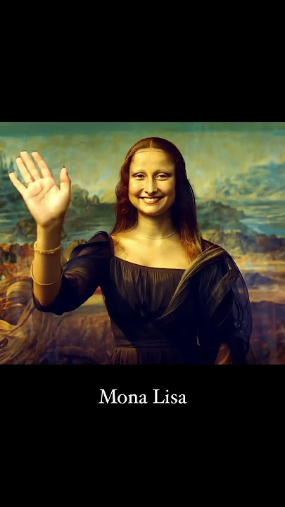 Mona Lisa seen Alive in Paris!!! #monalisa #art #aiart #shorts