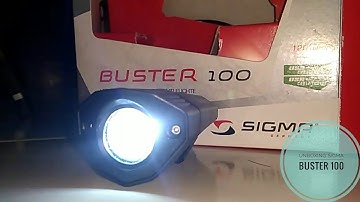 Best LED light for bicyclists? Sigma LED Buster 100 Full Unboxing and Review!